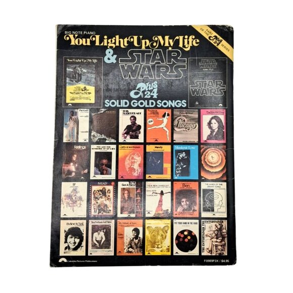 Star Wars Sheet Music Lot - Main Title & Solid Gold Songs - Big Note Piano & Eas - Picture 6 of 7